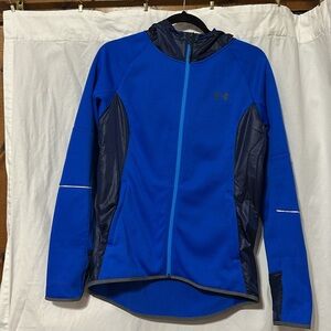 NWT Under Armour “Storm” Athleisure Jacket mixed-media reflective accents